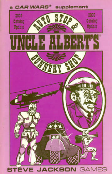 Car Wars: Uncle Albert's Auto Stop & Gunnery Shop #2036, 2038, 2039 (USED) Bundle