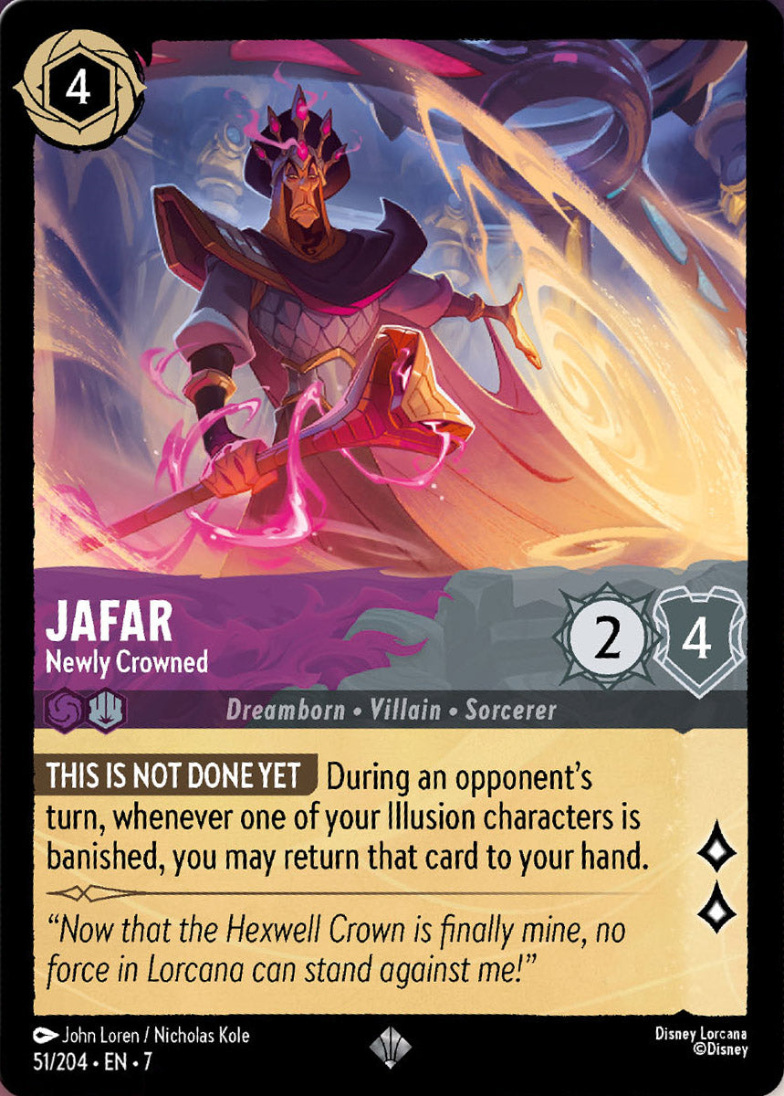 Jafar - Newly Crowned (Archazia's Island - 051/204) Super Rare