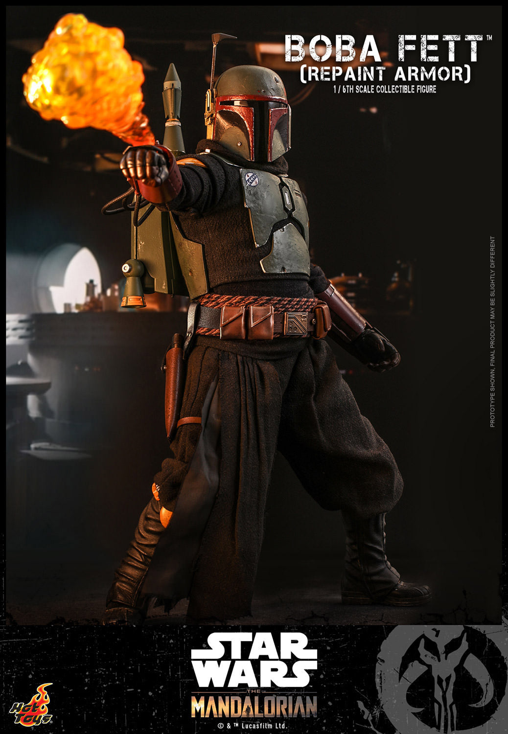 Hot Toys: Star Wars The Mandolorian - Boba Fett Sixth Scale Figure (Repaint Armor)