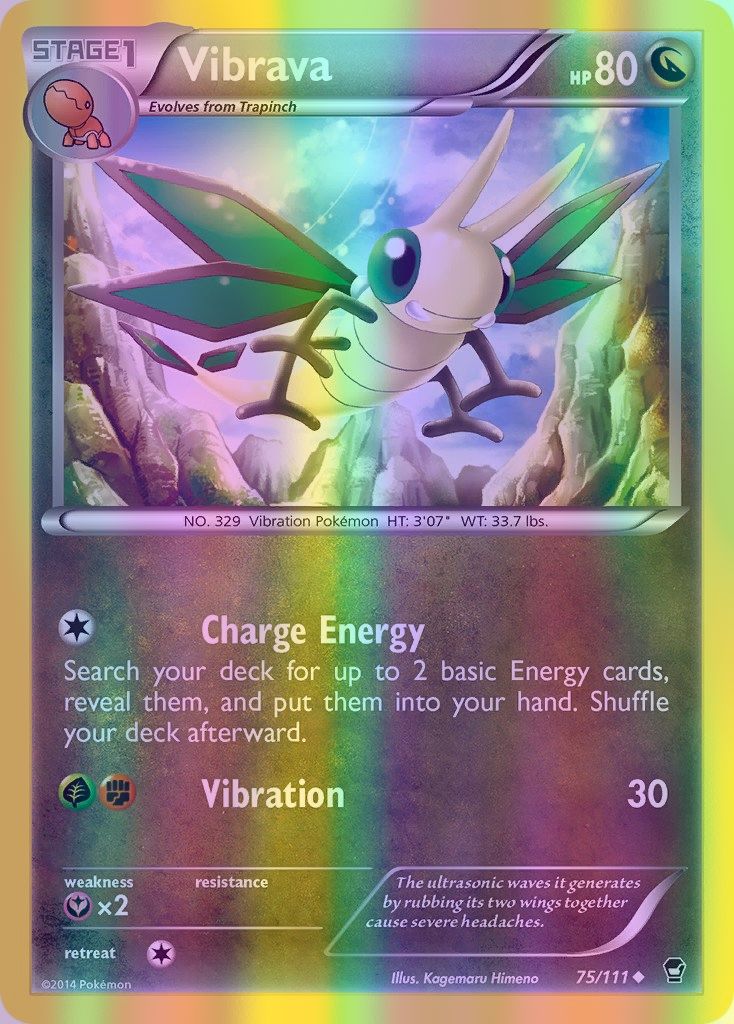 Vibrava - 075/111 (FFI) Uncommon - Near Mint Reverse Holofoil