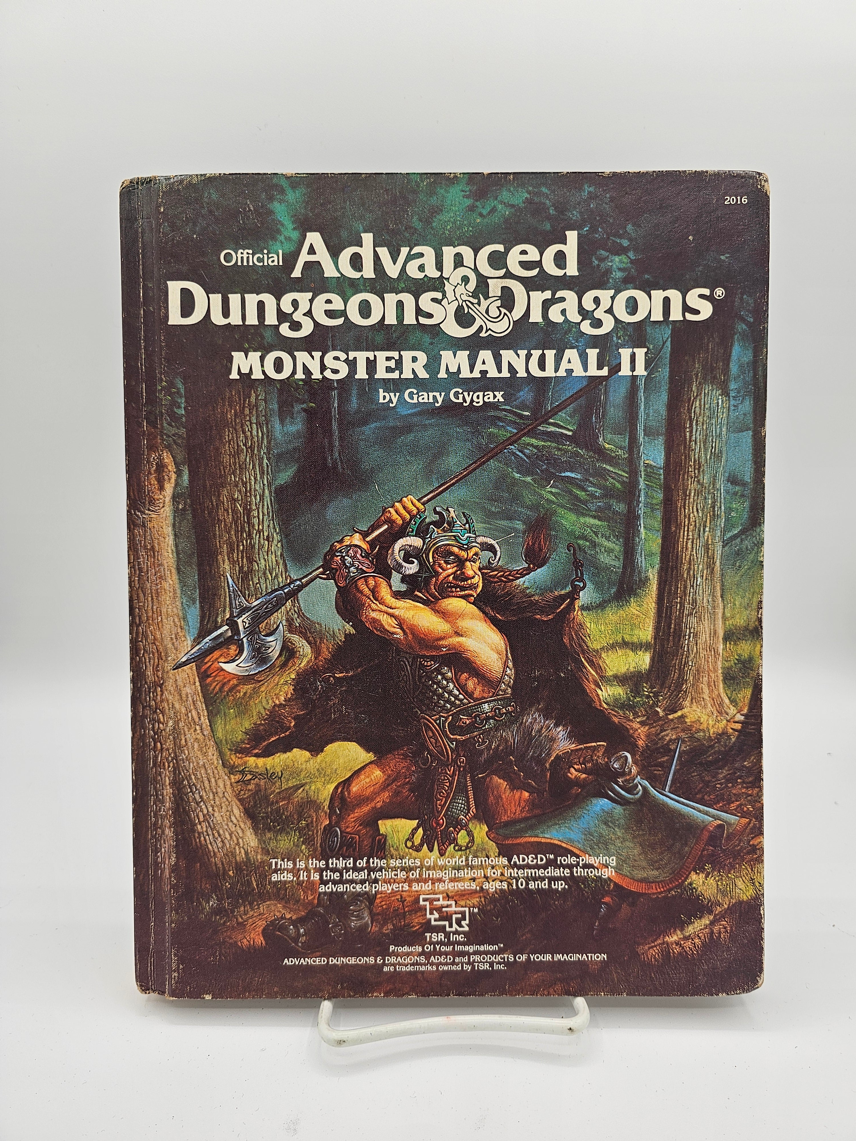 AD&D: Monster Manual II (TSR 2016) (USED, POOR)