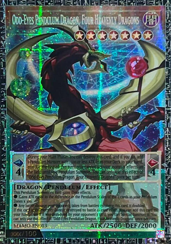 Odd-Eyes Pendulum Dragon, Four Heavenly Dragons (MAMO-EN013*)