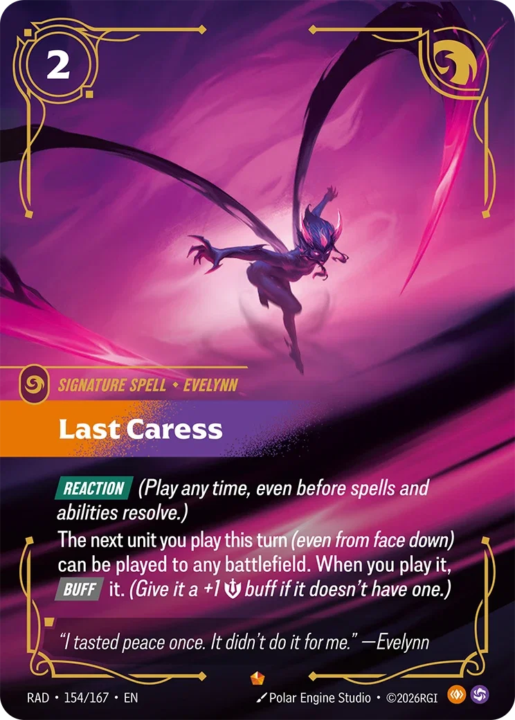 Last Caress - 154/167 (RAD) Epic