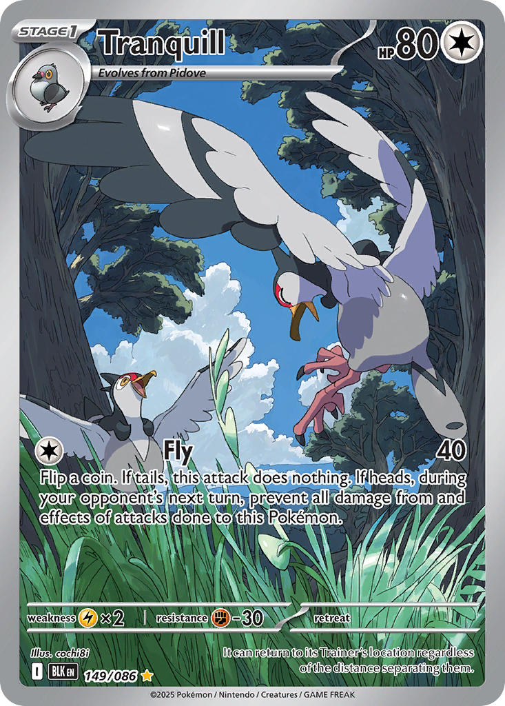 Tranquill - 149/086 (BLK) Illustration Rare