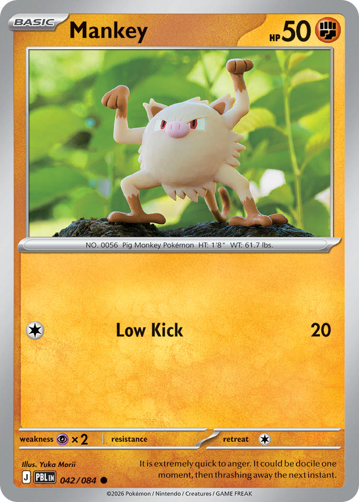 Mankey - 042/084 (PBL) Common