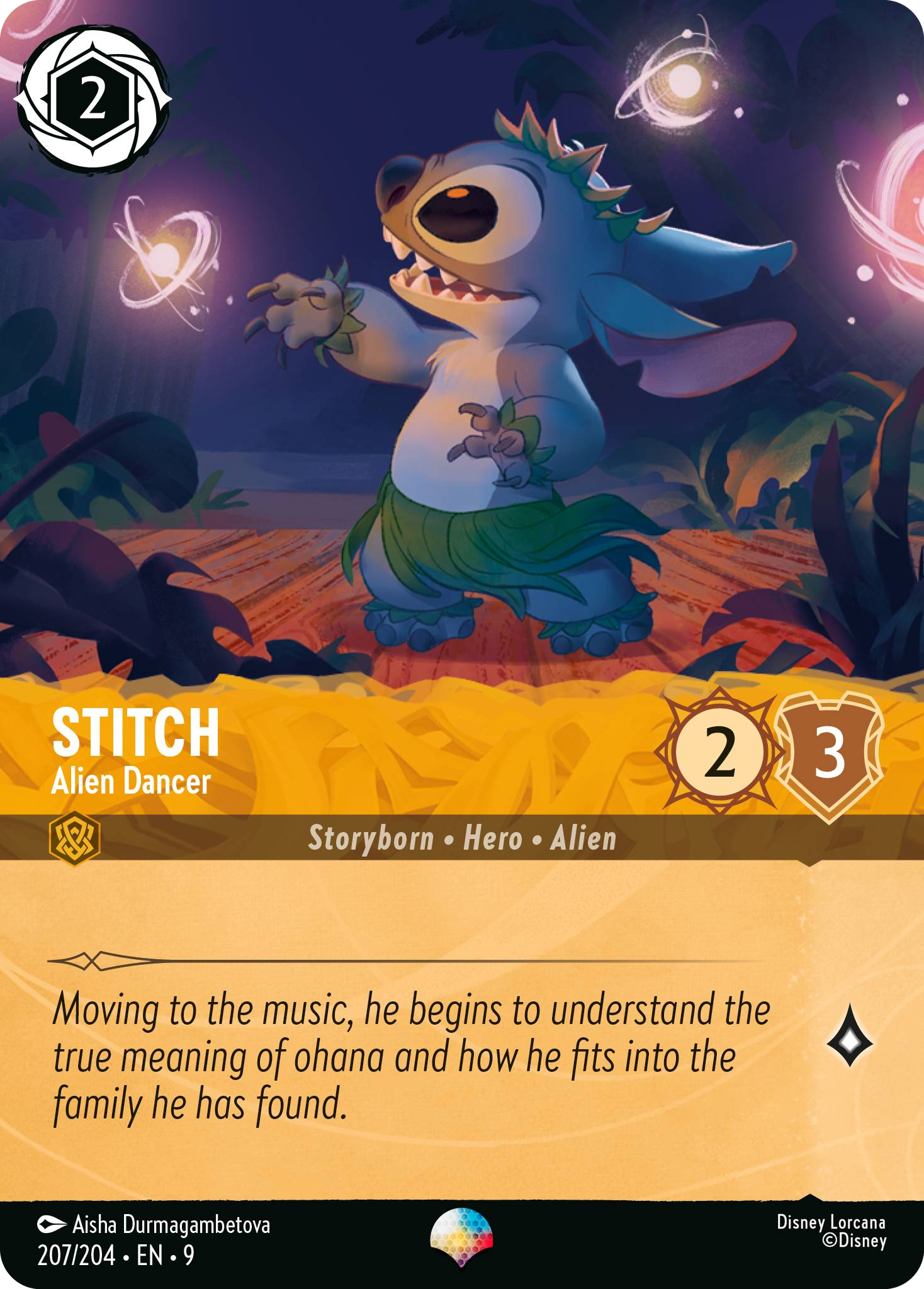 Stitch - Alien Dancer (Fabled - 207/204) Epic