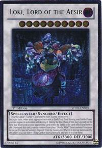 Loki, Lord of the Aesir (STOR-EN039) Ultimate Rare - Limited Edition Light Played