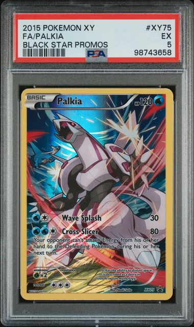 Palkia (Full Art Promo) - XY75 (XY:PR) Promo - Excellent (Graded - PSA 5)