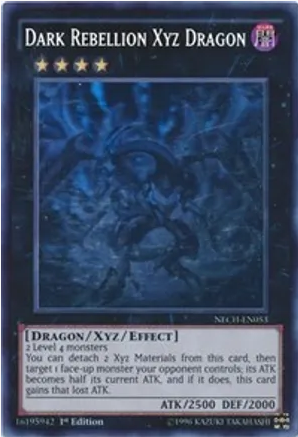 Dark Rebellion XYZ Dragon (NECH-EN053) Ghost Rare Near Mint 1st Edition