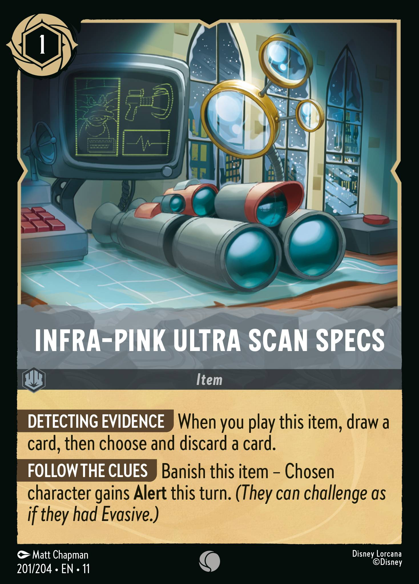 Infra-Pink Ultra Scan Specs (201/204 - Winterspell) Common