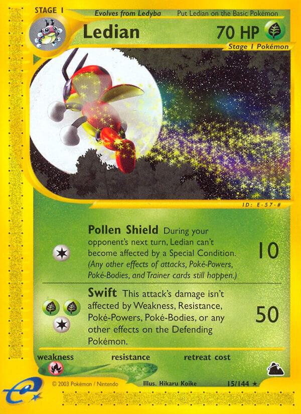 Ledian - 15/144 (SK) Rare - Near Mint