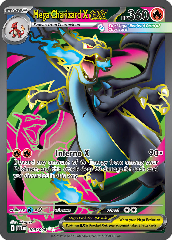 Mega Charizard X ex - 109/094 (PFL) Ultra Rare