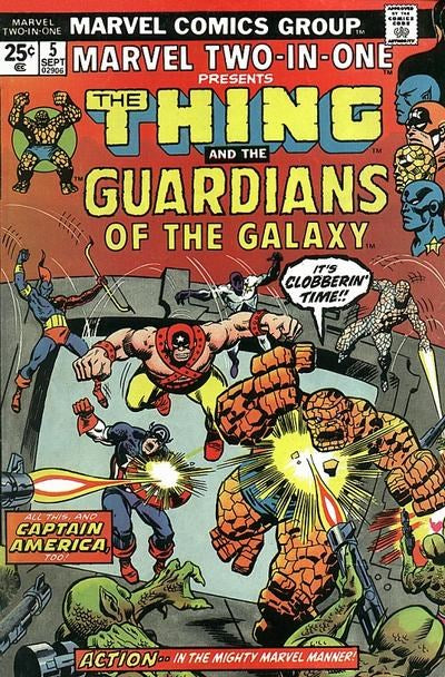 Marvel Two-in-One (1974 Series) #5 (6.0) Guardians of the Galaxy App
