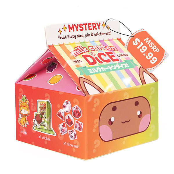 Milk Carton Kawaii Cat Dice: Fruit Meadows Edition Blind Box