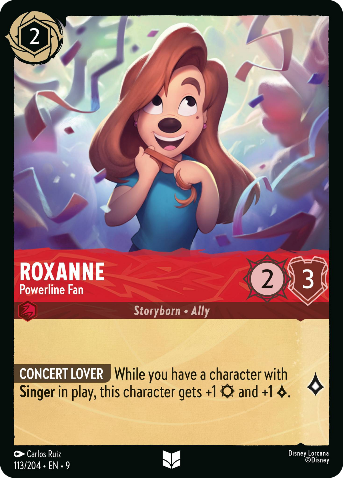 Roxanne - Powerline Fan (113/204 - Fabled) Uncommon
