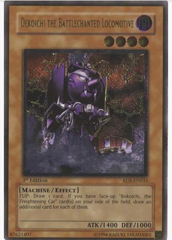 Dekoichi the Battlechanted Locomotive (RDS-EN032) 1st Edition Ultimate Rare - Moderate Play