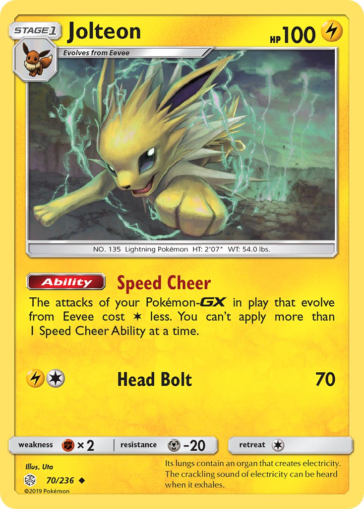 Jolteon - 070/236 (CEC) Uncommon - Near Mint