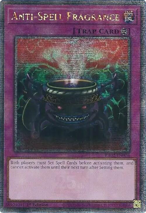 Anti-Spell Fragrance (RA02-EN076) Quarter Century Secret Rare - Near Mint 1st Edition