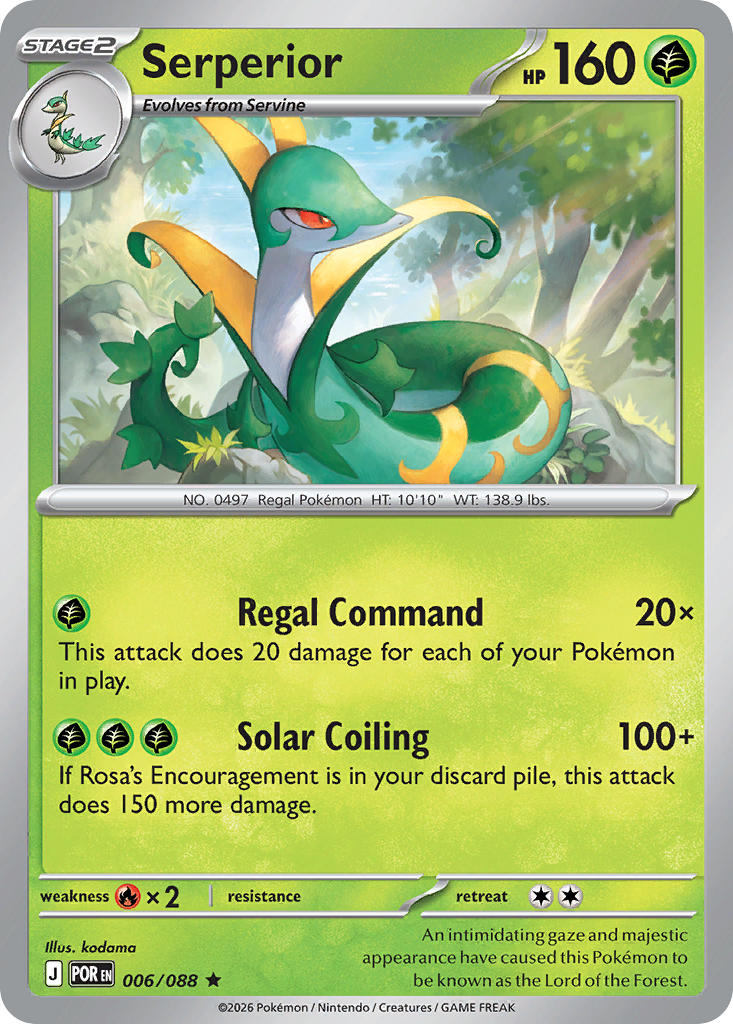 Serperior - 006/088 (POR) Rare