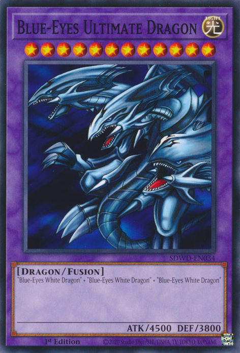Blue-Eyes Ultimate Dragon (SDWD-EN034) Common - Near Mint 1st Edition