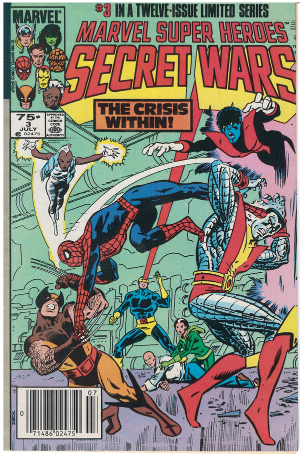 Marvel Super-Heroes: Secret Wars (1984 Series) #3 (6.0) 1st Titania & Volcana