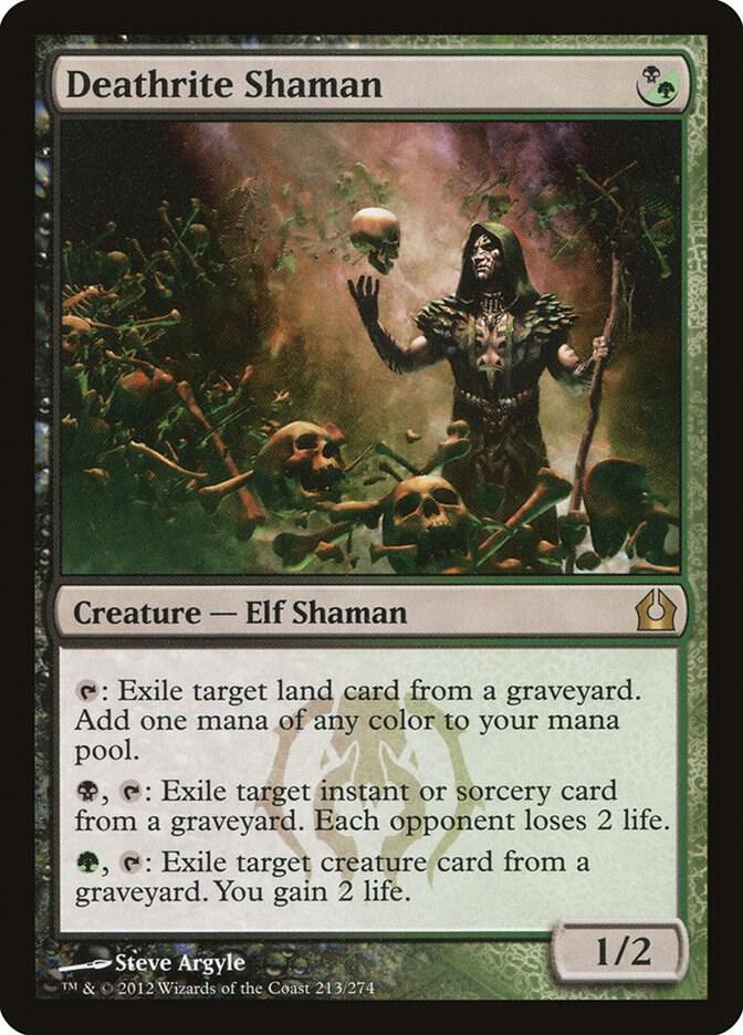 Deathrite Shaman (RTR-R-FOIL) Heavy Play
