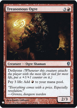 Treasonous Ogre (CNS-U-FOIL) Light Play