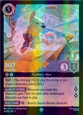 Bolt - Superdog (Archazia's Island - 004/204) Super Rare