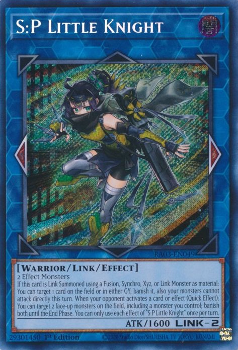 S:P Little Knight (RA03-EN049) Secret Rare - Near Mint 1st Edition