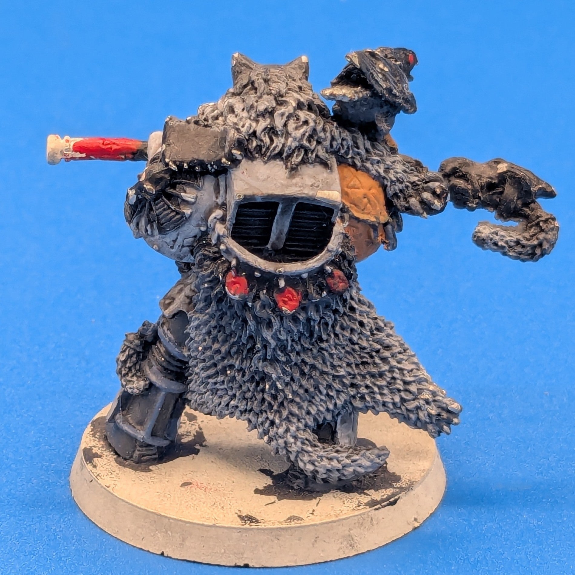 40K: Adeptus Astartes: Space Wolves - Njal Stormcaller (USED) (Metal OOP) Lot 1