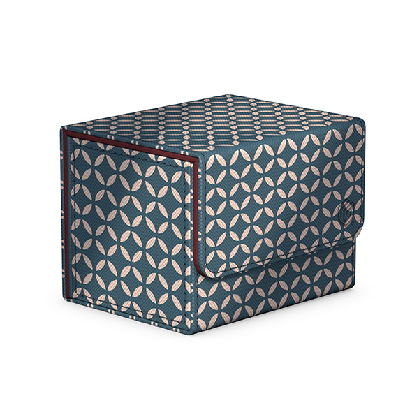 Ultimate Guard: Deck Case - Sidewinder 100+ XenoSkin - Shogun’s Journey- Part 2: Shippou (Blue / Dark Red)