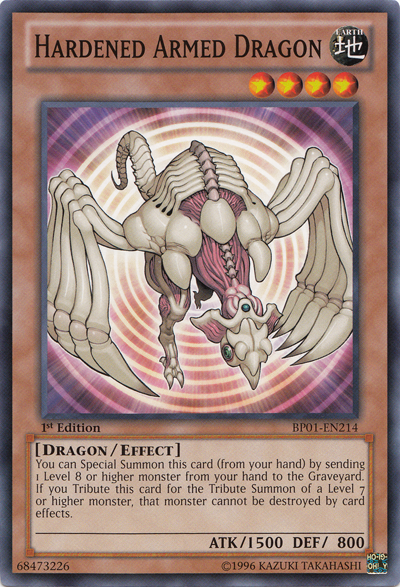 Hardened Armed Dragon (BP01-EN214) Common - Near Mint 1st Edition