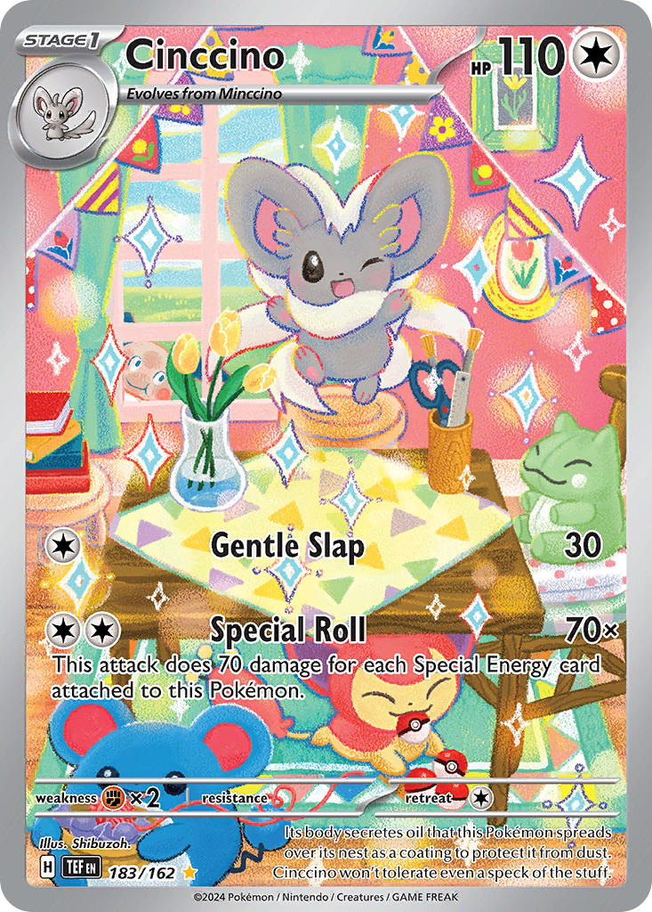 Cinccino - 183/162 (TEF) Illustration Rare