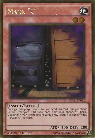Maxx "C" (PGL3-EN042) Gold Rare Near Mint 1st Edition