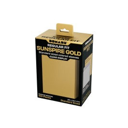 Gatherers' Tavern: Domaru Standard Sleeves - Sunspire Gold