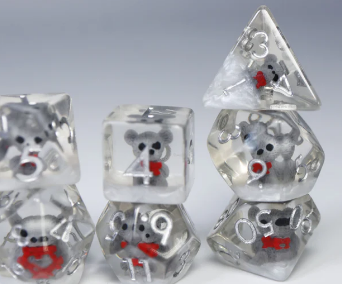 Distinguished Gentleman Teddy RPG Dice Set