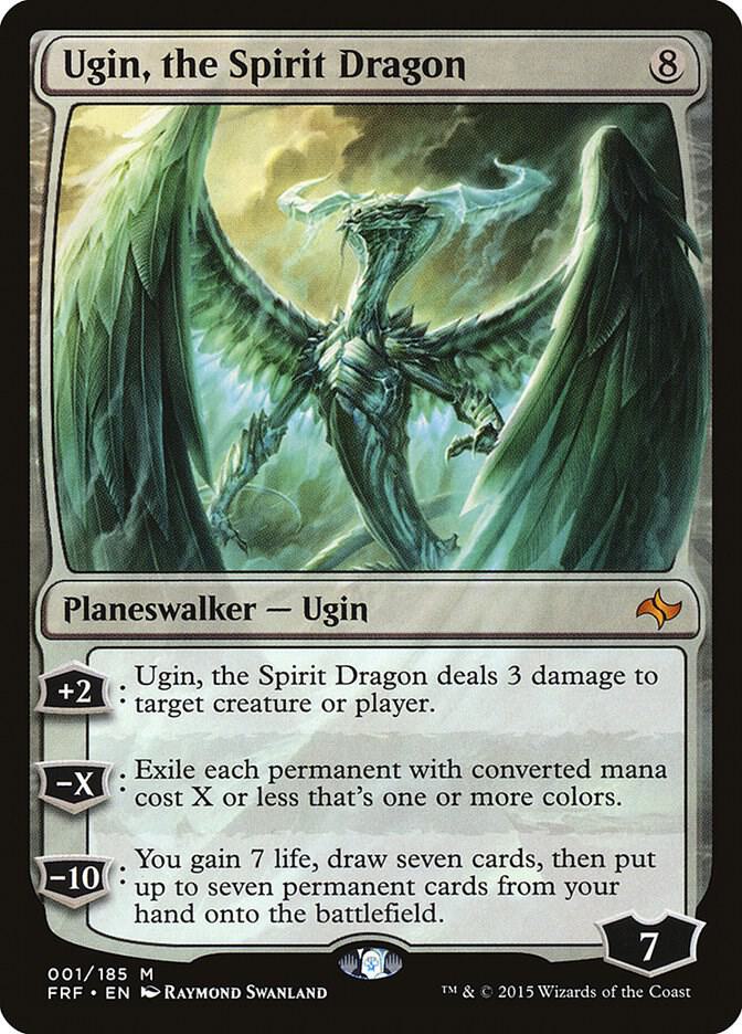 Ugin, the Spirit Dragon (FRF-M) Light Play