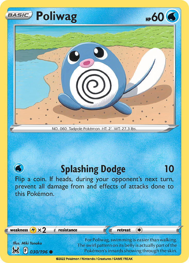 Poliwag - 030/196 (SWSH11) Common - Near Mint