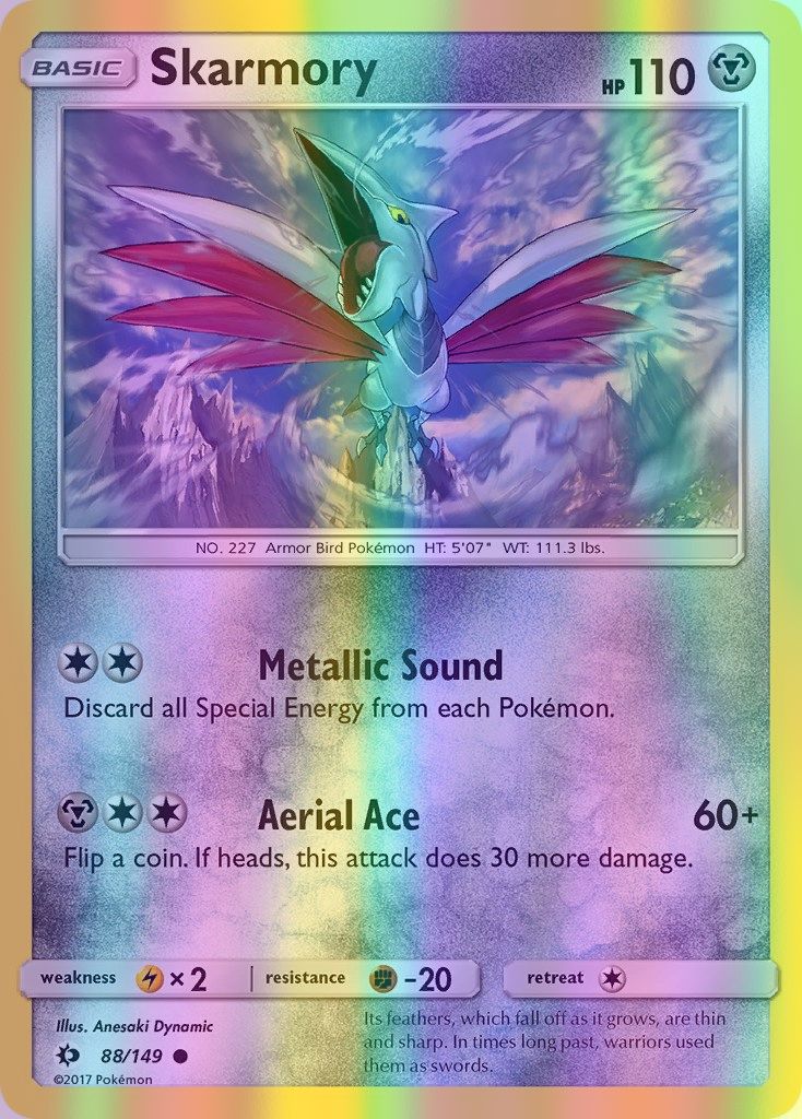 Skarmory - 088/149 (SM01) Common - Near Mint Reverse Holofoil