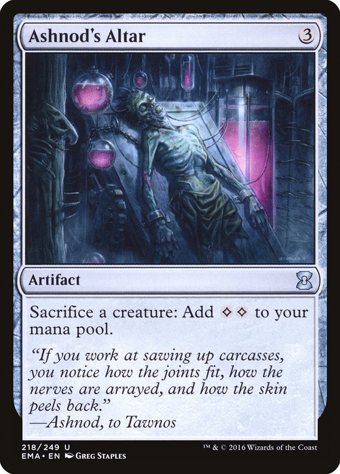 Ashnod's Altar (EMA-U) Moderate Play