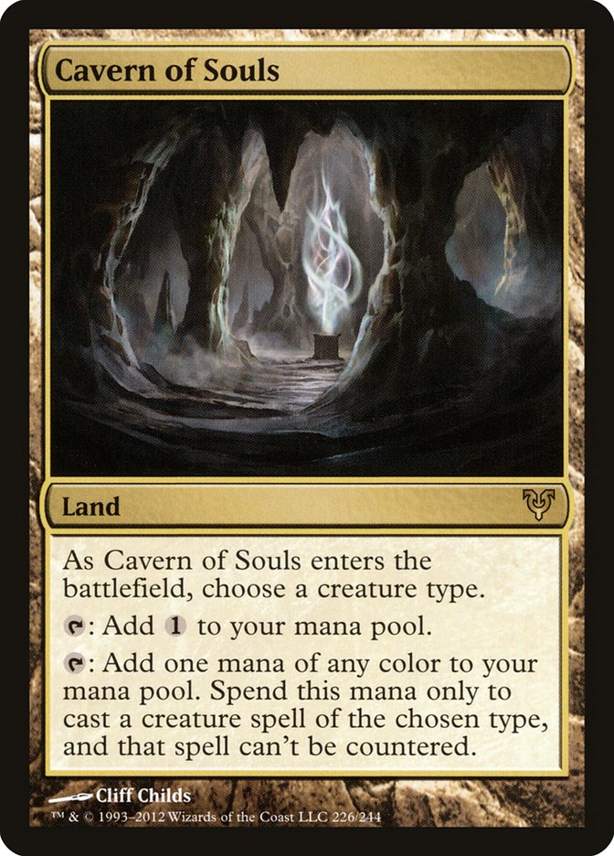 Cavern of Souls (AVR-R-FOIL) Light Play