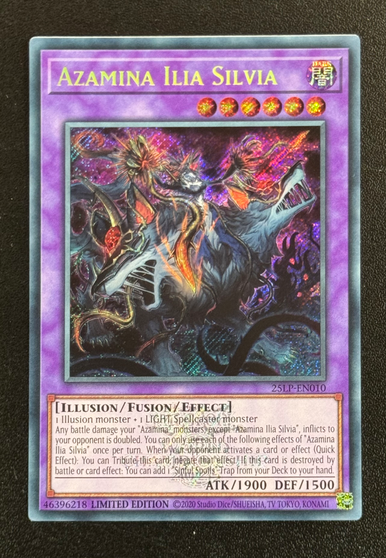 Azamina Ilia Silvia (LP25-EN010) Emblazoned Secret Rare - Near Mint Limited