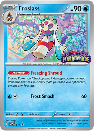 Froslass - 117 (SVP) Promo - Near Mint Holofoil