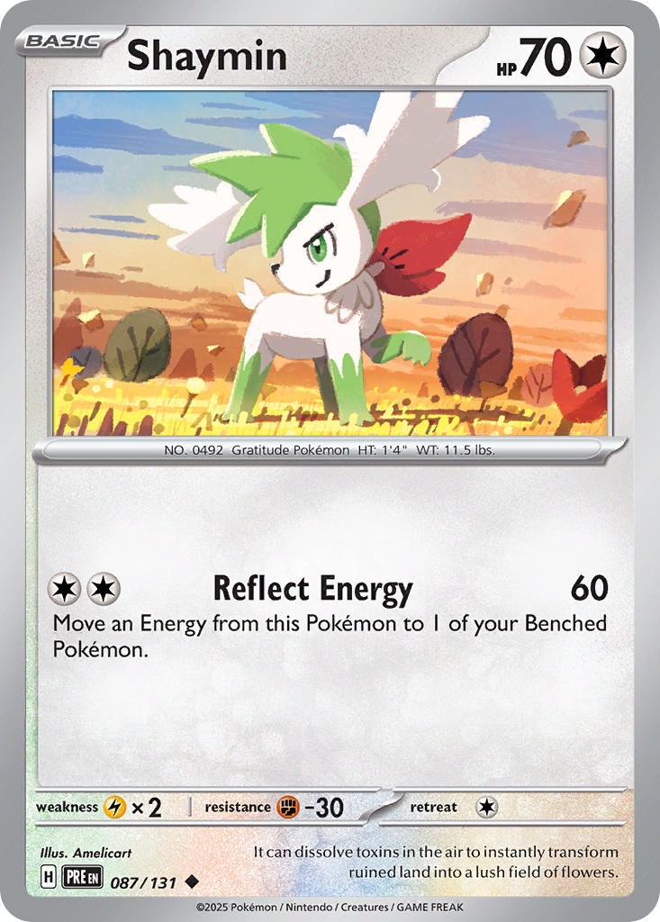 Shaymin - 087/131 (PRE) Uncommon - Near Mint