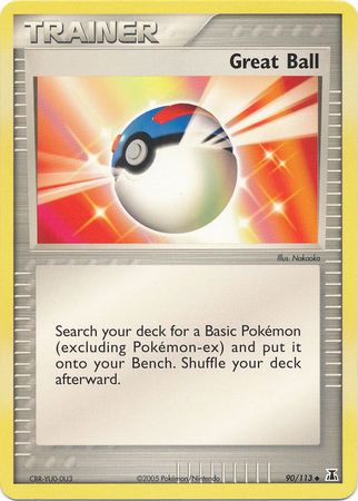 Great Ball - 090/113 (DS) Uncommon - Light Play Reverse Holofoil