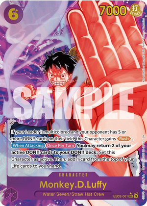 Monkey.D.Luffy (EB02-061) (Alternate Art) - Extra Booster: Anime 25th Collection (EB02) Secret Rare