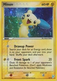 Minun - 6/12 (PR) Common - Holo Near Mint