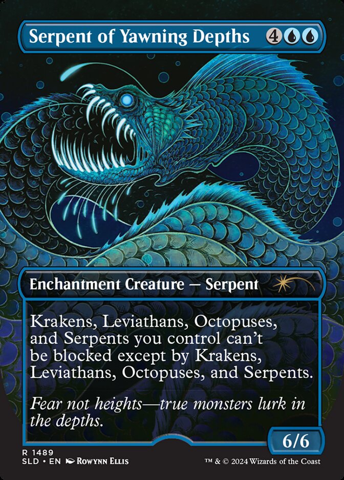 Serpent of Yawning Depths - #1489 (SLD-M)