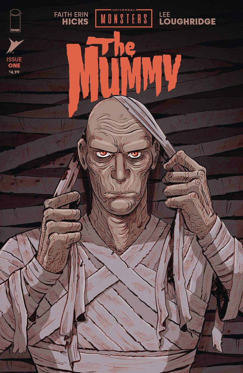 UNIVERSAL MONSTERS THE MUMMY #1 (OF 4) CVR A FAITH ERIN HICKS & LEE LOUGHRIDGE