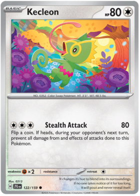 Kecleon - 122/159 (JTG) Common